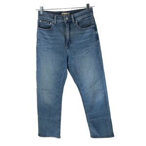 Madewell Womens 90s Straight Jeans Size 27 Blue Denim Cotton Blend High Rise